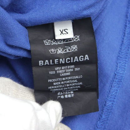 Balenciaga Docking T-shirt 518237 Long T XS Gray And Blue