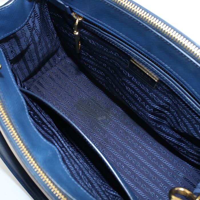 Prada 2WAY Galleria 1ba863 NZV F0016 Tote Bag Saffiano Leather Women