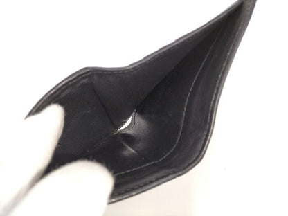 Gucci Trifold Wallet Leather Black 268533