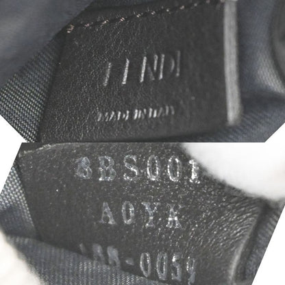 Fendi Clutch Bag Triplet Pouch Studded Black Pink Orange 35ka614