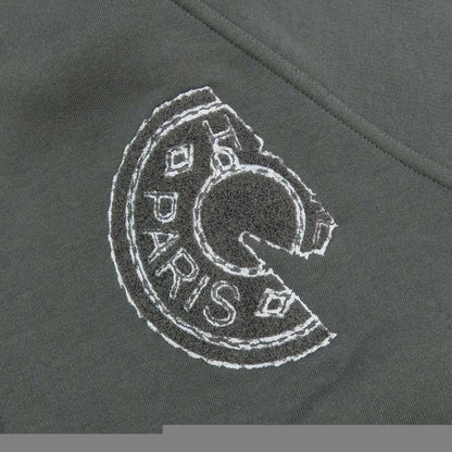 Hermes Teddy Blouson Jacket Patch Clothes Cell H557850ha XL Gray
