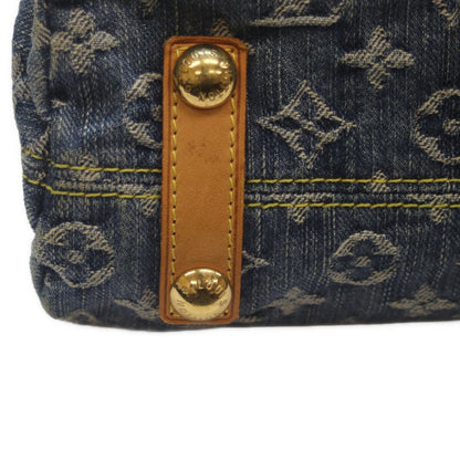 Louis Vuitton 05 M95048 Monogram Denim Baggy GM Handbag Shoulder Blue Denim