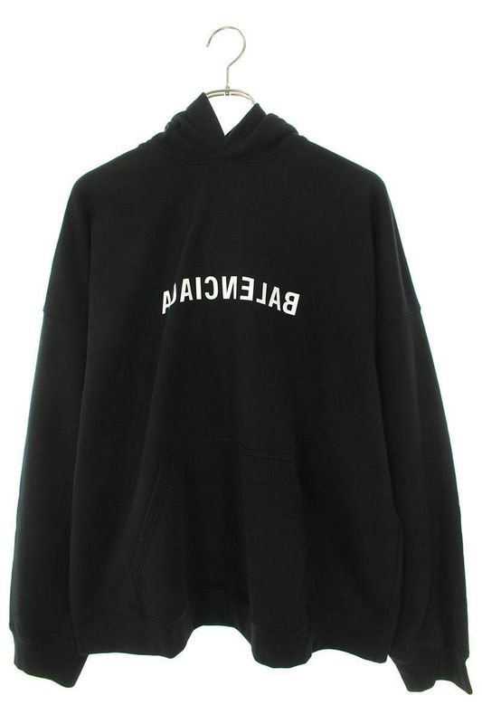 Balenciaga 23AW 674986 Tnvr3 Brand Logo Hoodie Men's 1