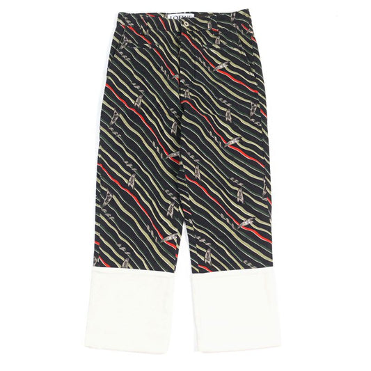 LOEWE X Paulas Ibiza LOEWE X Paulas Ibiza H2282480ib Cotton Cowhide Logo