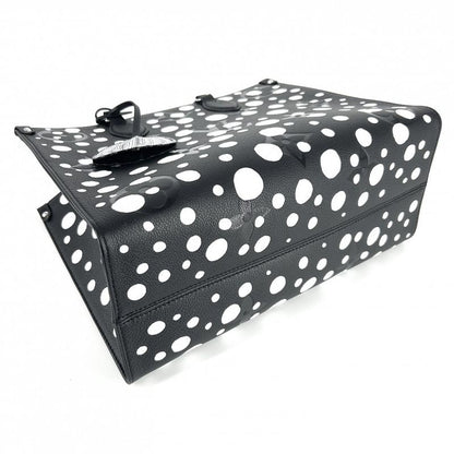 Louis Vuitton Tote Bag Women LV X YK On The Go MM Yayoi Kusama Shoulder On The