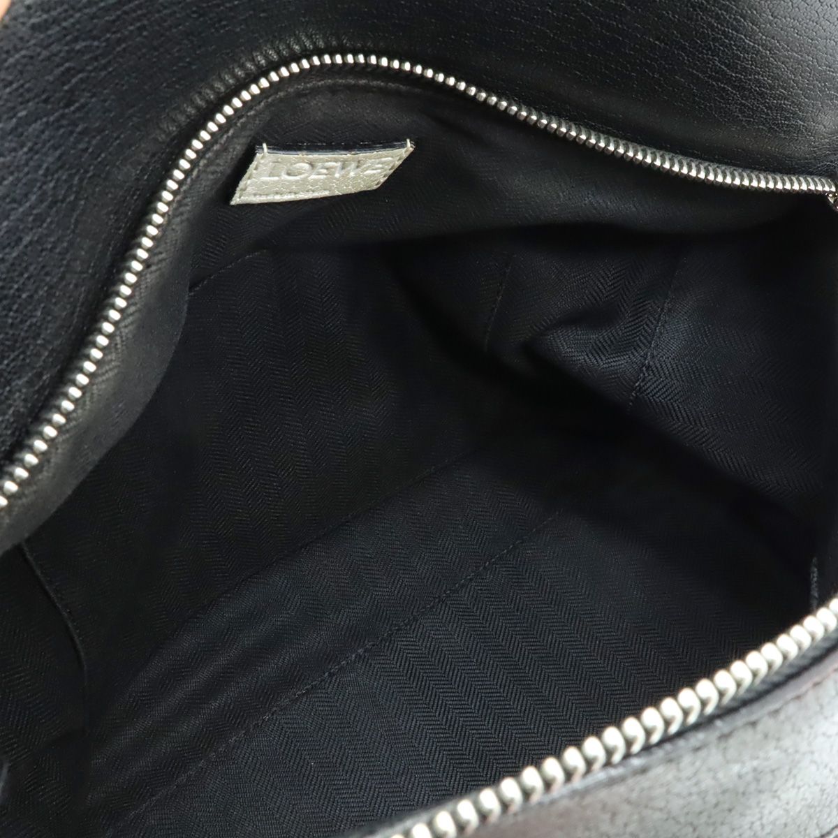 Loewe Puzzle Bag Medium Handbag 2WAY Shoulder Bag Crossbody Leather White Red