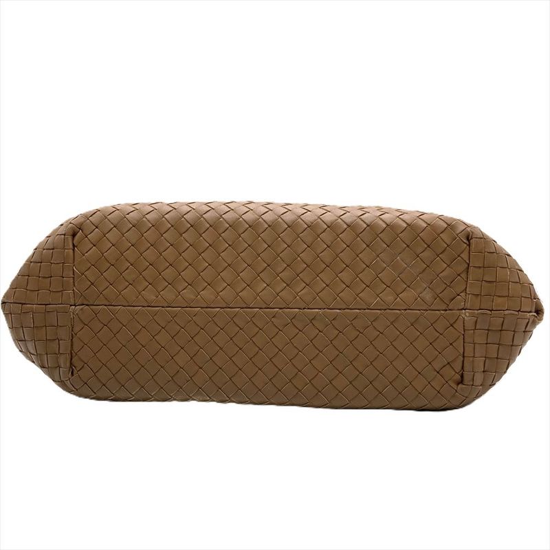 Bottega Veneta Intrecciato Capri Tote Leather Brown Gold Hardware Roma Unisex
