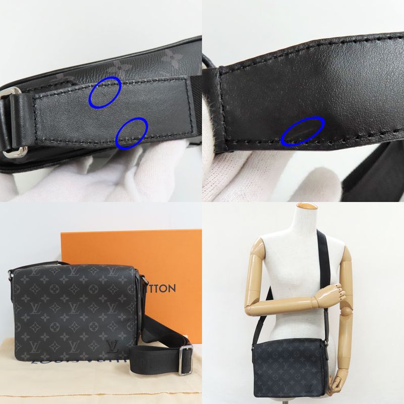 Louis Vuitton District PM NV3 M46255 Monogram Eclipse Shoulder-bag