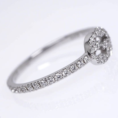 Gucci Interlocking GG Ring No 9 750wg Full Eternity Diamond