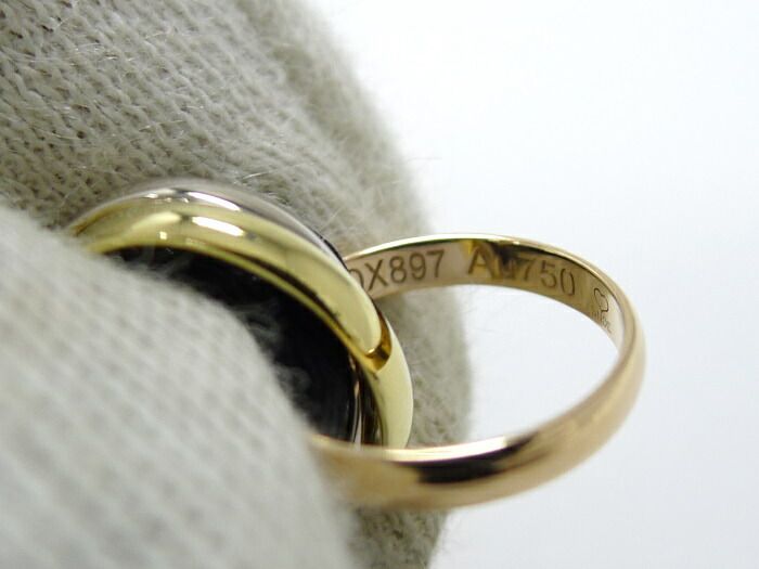 Cartier Trinity Bracelet 750wg YG PG 18K White Gold YG PG Three Color Gold