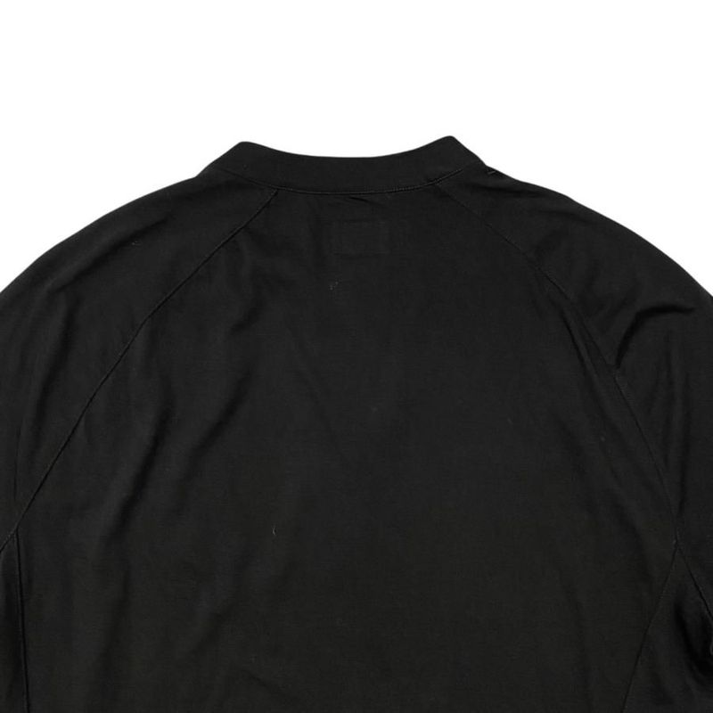 Hermes Short Sleeve T-Shirt Hermes Fit H800731e Merino Wool Serie Neck Zipper