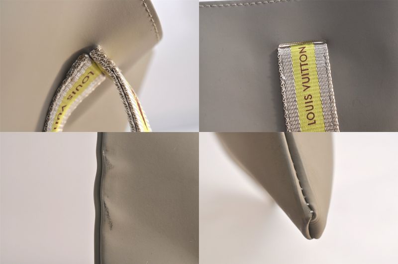 Louis Vuitton LV Cup 2003 Limited Edition Handbag Gray Yellow D60183 LV 2938n