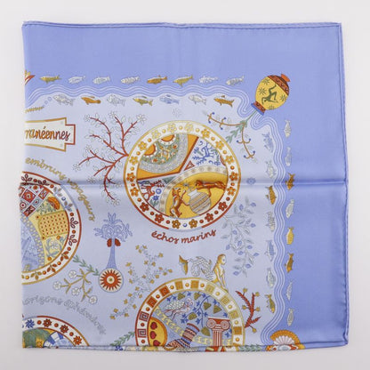 Hermes Carré 90 Mediterranean Port Town Silk Women's Scarf