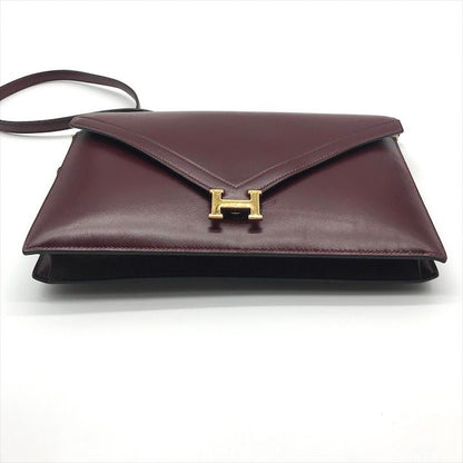 Hermes Liddy Calfskin Shoulder Bag Gold Purse