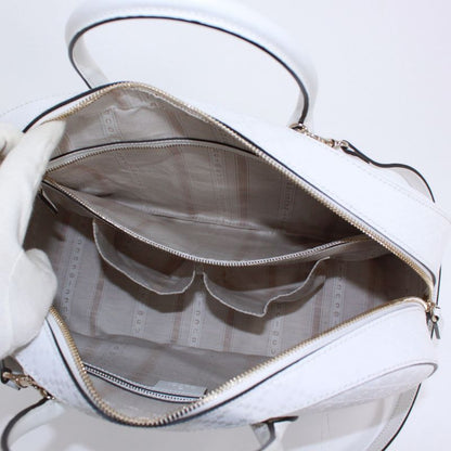 Gucci Bright Diamante 2way Leather White Handbag Gold 354332-001998