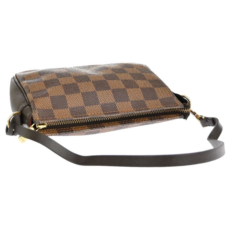 Louis Vuitton Handbag Trousse Makeup Pouch Damier Ebène N51982 70fa257