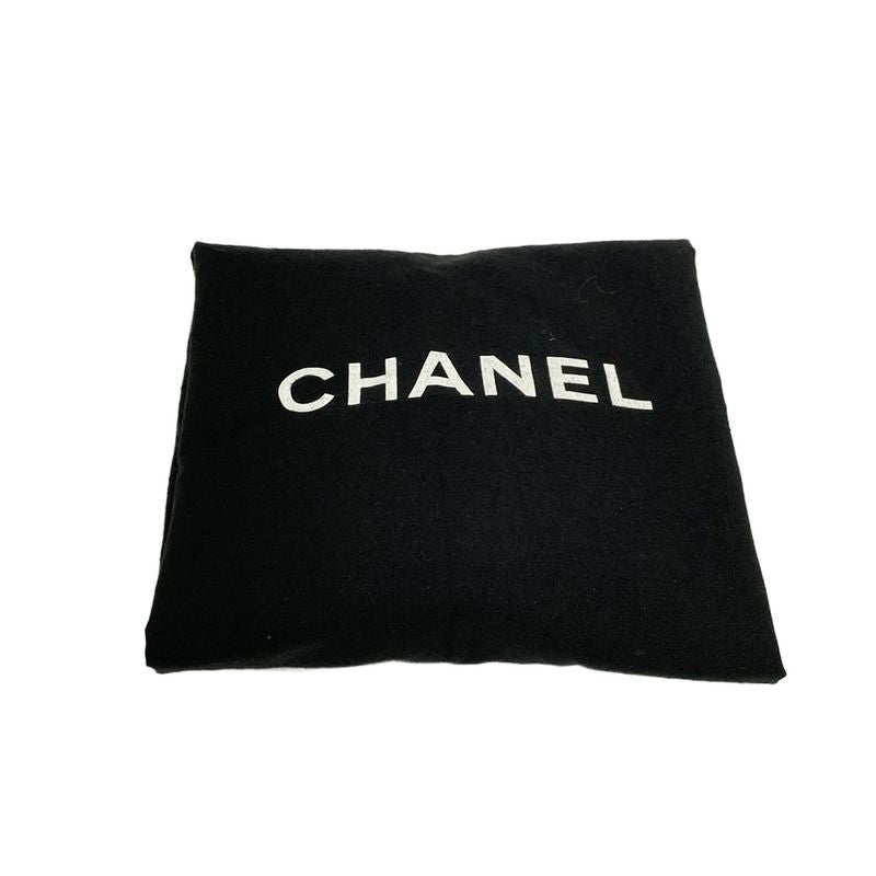 Chanel Matelasse Black Chain Shoulder Bag / Silver Hardware / Gathered Lambskin