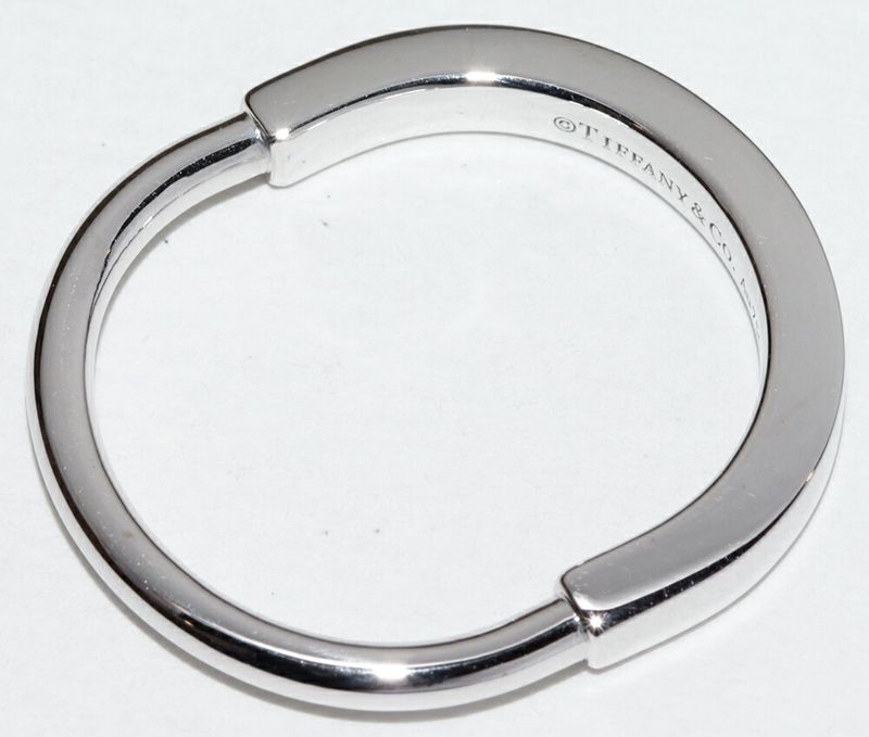 Tiffany & Co Ring 18K White Gold Lock Ring