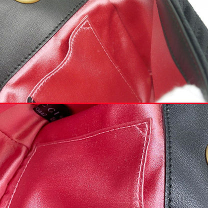 Gucci GG Marmont Chain Shoulder Bag 446744 Velour Black