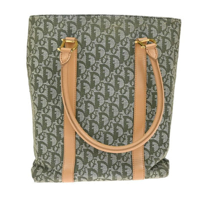 Christian DIOR Shoulder Tote Leather Canvas Leather 85kb001