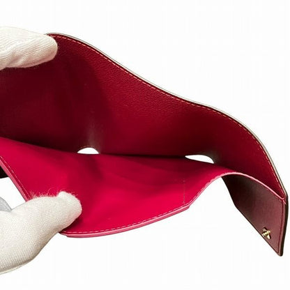 Louis Vuitton Monogram Portefeuille Victorine M41938 Fuchsia Trifold Wallet