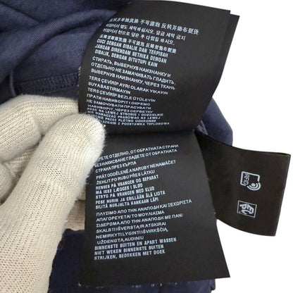 23aw Prada Used Cotton Pique Short Sleeve Polo Shirt Size M Navy Men's Used