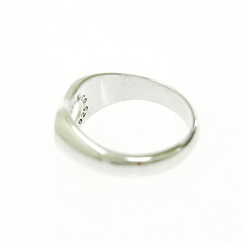 Tiffany & Co Silver Open Heart Ring 3.4g 925 Engraved 464295 Ring