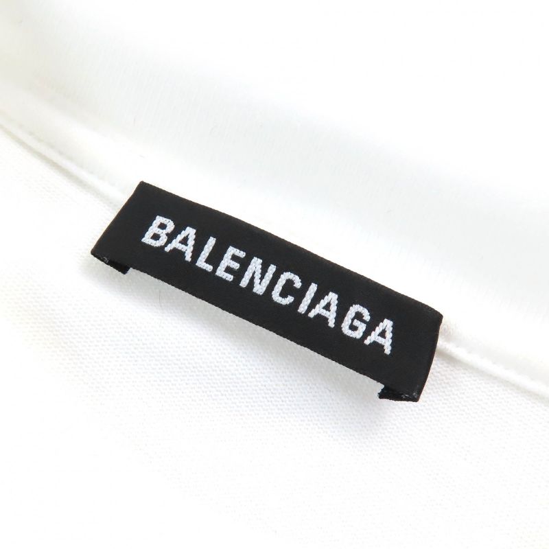 Balenciaga 620969 TIVD GYM WEAR Gymwear 100% Cotton Crew Neck Oversized Short