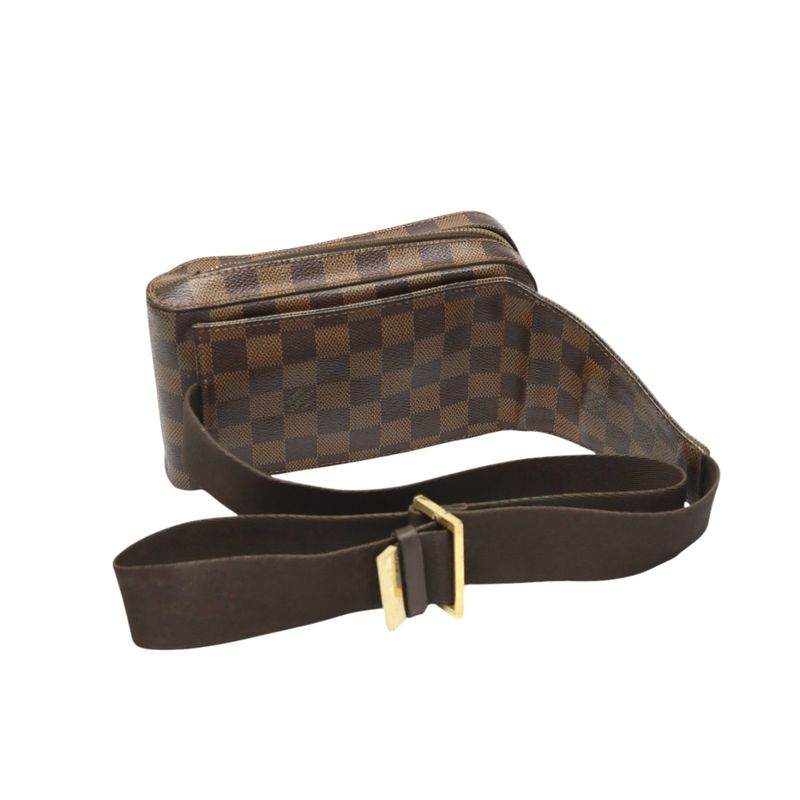 Louis Vuitton N51994 Damier Waist Pouch Geronimos Body Bag Louis Vuitton Ebène