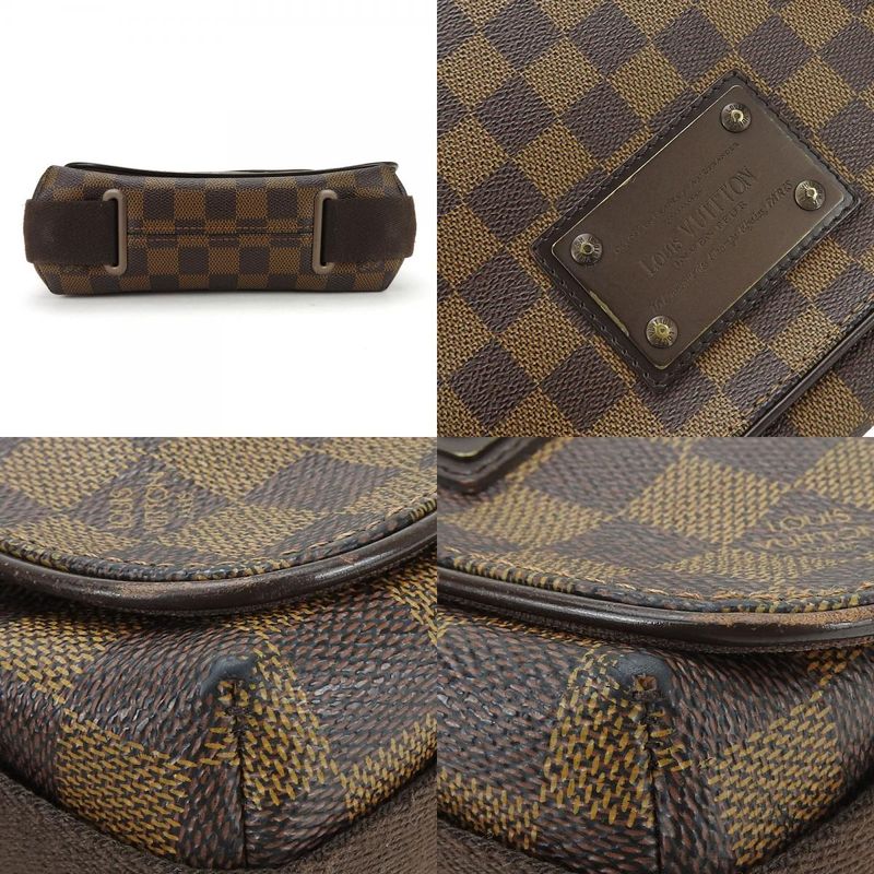 Louis Vuitton Shoulder Bag Brooklyn PM N51210 Damier Ebène Crossbody Casual