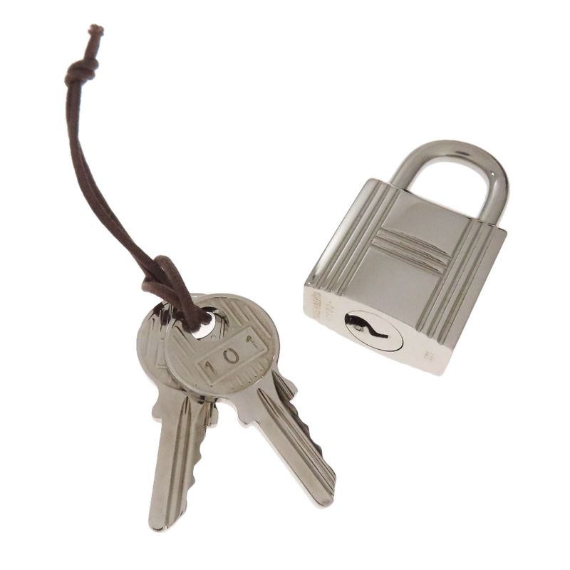 Hermes Picotin Lock MM Silver Hardware Handbag Taurillon Women