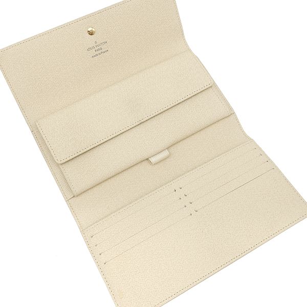 Louis Vuitton Long Wallet Porte Trésor International Damier Azure Canvas Damier