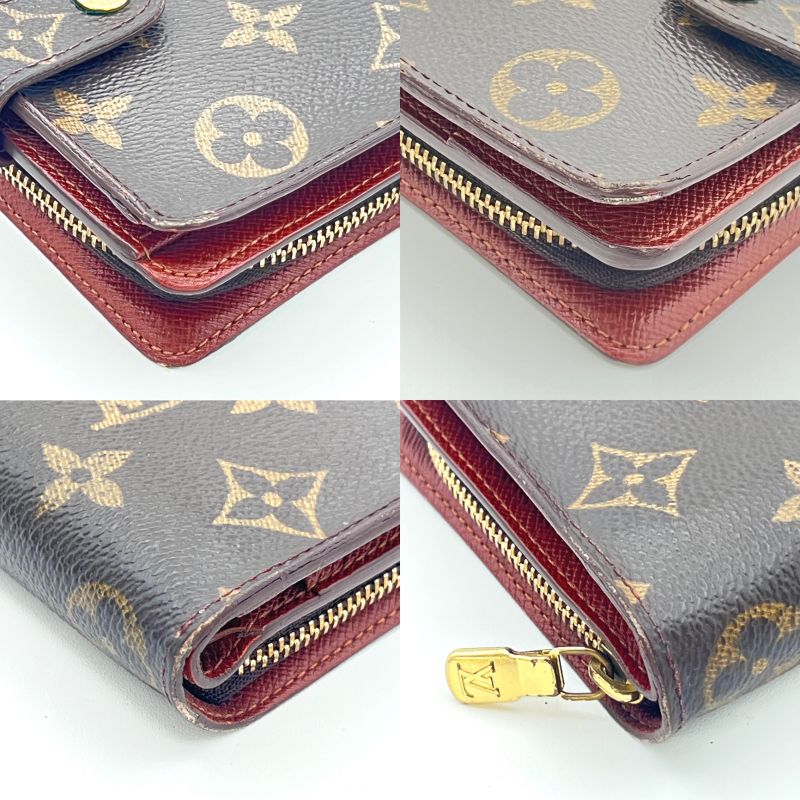 Louis Vuitton Wallet Monogram Compact Zip USA M61667 09bs196