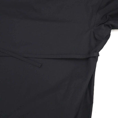 Hermes 23aw Cotton Ribbon Design Blouse Shirt 3h0601dv Black 40