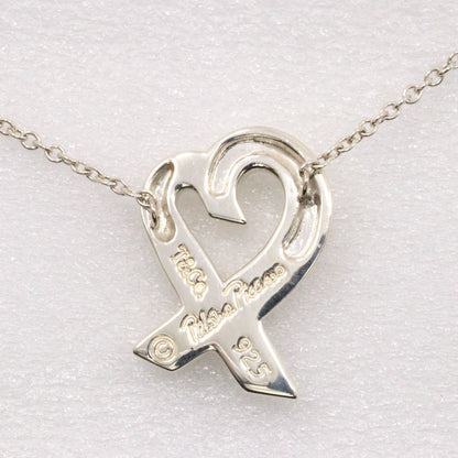 Tiffany & Co Loving Heart Paloma Picasso 925 Silver Ladies 3.0g Necklace