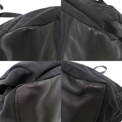 Prada Messenger Bag Bt0582 Crossbody Shoulder Bag Leather Nylon NERO 1191 Prada