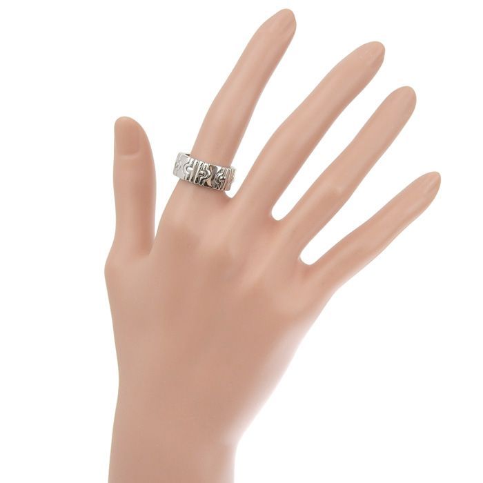 Bvlgari Bulgari Parentesi Ring 18K White Gold 750 White Gold Approx 12.5 Ring