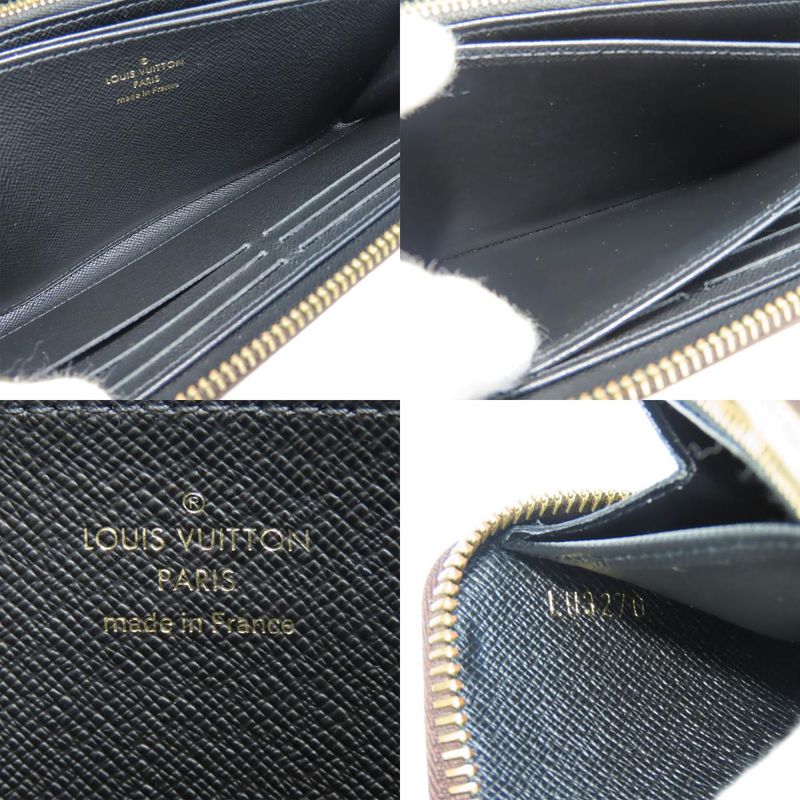 Louis Vuitton Long Wallet Zippy Wallet M69353 Monogram Reverse Brown Gold