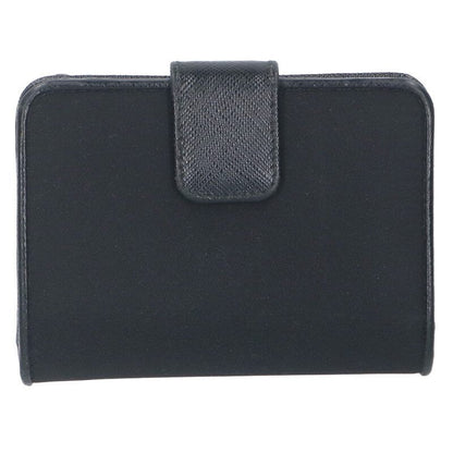 Prada 1ml018 Saffiano Leather Logo Plate Wallet For Men