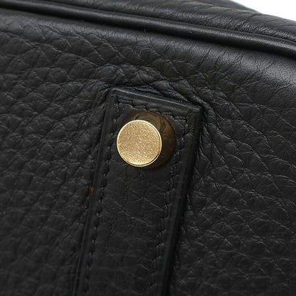 Hermes Handbag Birkin 35 Fjord Black Gold Hardware Black G Engraved [storage