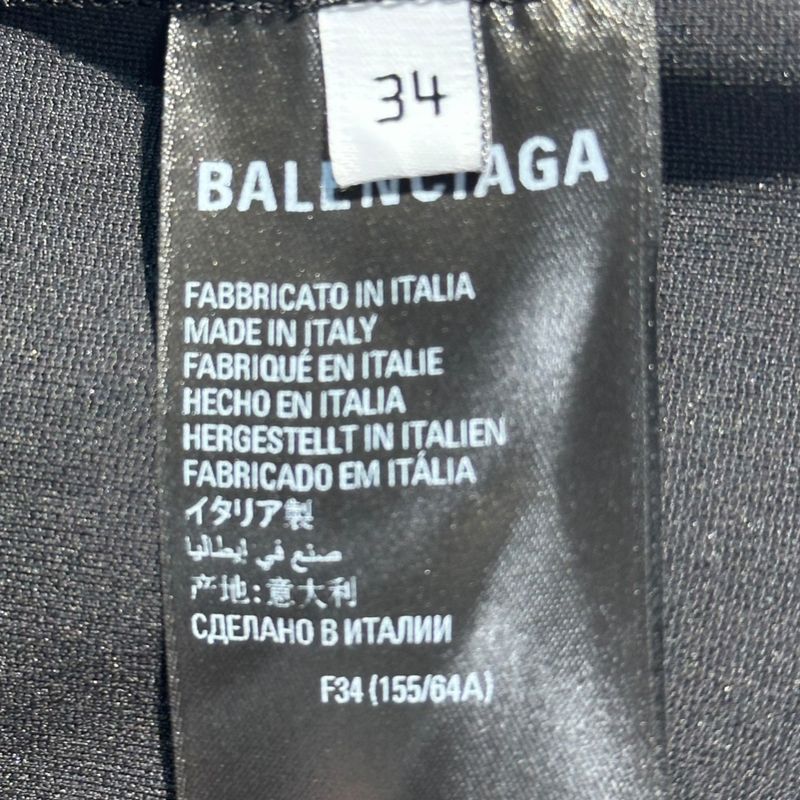 Balenciaga X Adidas "athletic" Jersey Ascuff Chick Jersey 712285 34 Black X