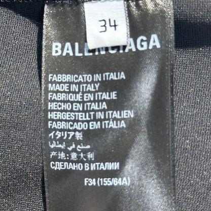 Balenciaga X Adidas "athletic" Jersey Ascuff Chick Jersey 712285 34 Black X