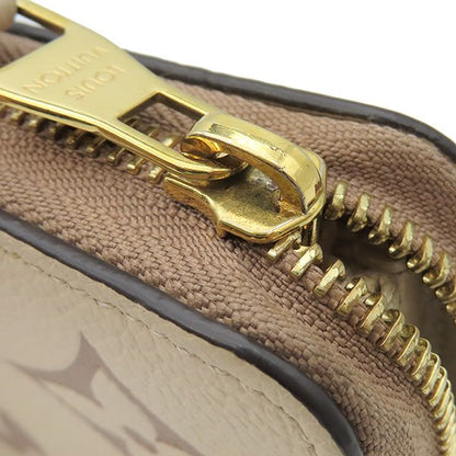 Louis Vuitton Long Wallet Zippy Wallet Bi-Color Monogram Empreinte Cles Creme X