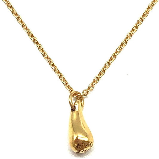 Tiffany & Co Tiffany & Co Necklace 750 Engraved Gold Necklace Ladies Accessories