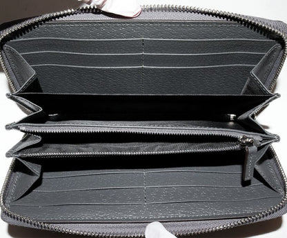 Gucci Round Zipper Long Wallet With Coin Purse Ophidia GG Supreme Zip-around