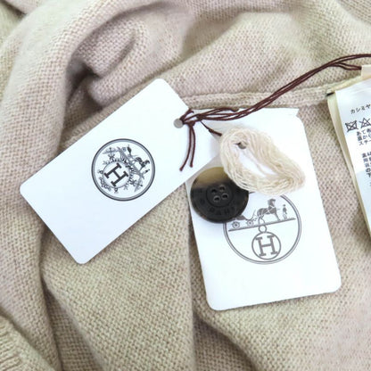 Hermes 24AW 4h2541d1 100% Cashmere Asymmetrical Long Sleeve Knit Dress With