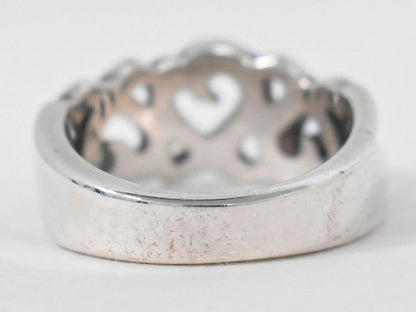 Authentic Tiffany & Co Tiffany & Co Triple Loving Heart 925 Ring Ring Size 11.5