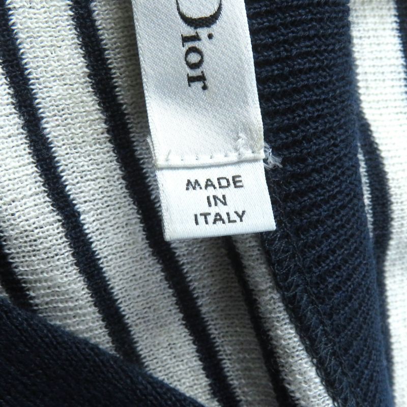 Christian DIOR 24SS 444s67am785 Linen Cashmere Silk Blend Sailor Collar