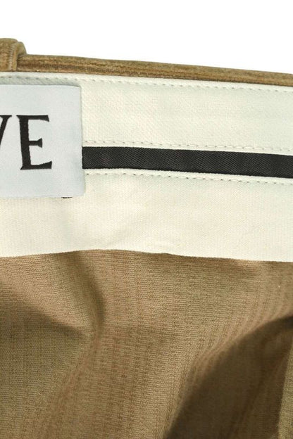 Loewe H526y04weu Cotton Cashmere Corduroy Long Pants Men 52