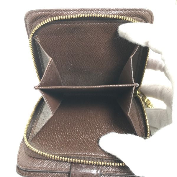 Louis Vuitton N61668 Damier Wallet With Zipped Pocket For Cards Compact Zipped